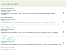 Tablet Screenshot of energiasdevida.com